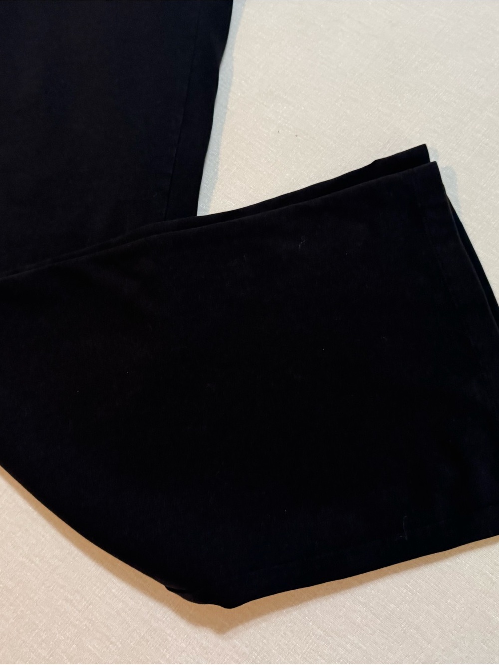 Lands' End Women's Black Straight Leg Pants Dress Up or Down